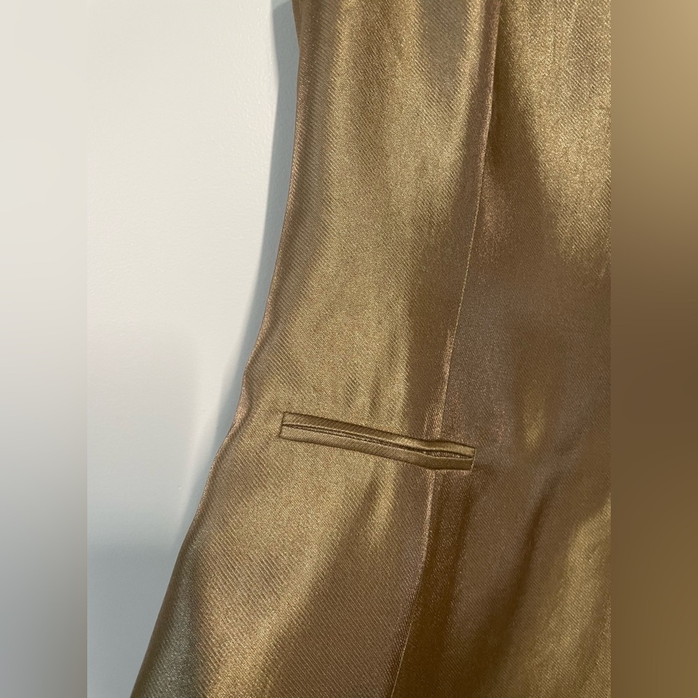 NEW Reformation Citron Mini Sleeveless Dress Brown Bronze | US 2 UK 6 - Picture 10 of 14